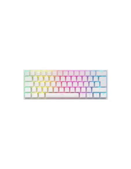 Teclado gaming newskill pyros v2 ivory inalambrico rgb blanco