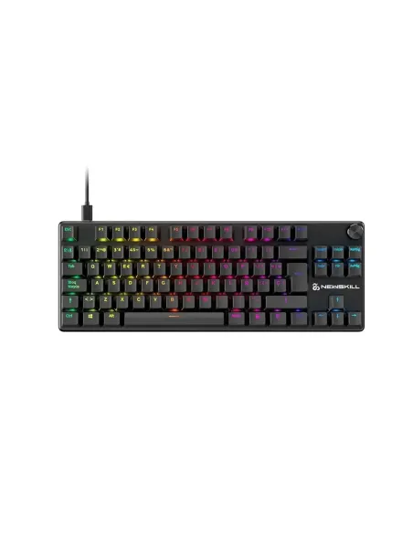 Teclado gaming newskill serike tkl v2 rgb negro