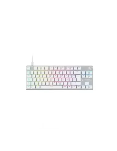 Teclado gaming newskill serike tkl v2 rgb  blanco