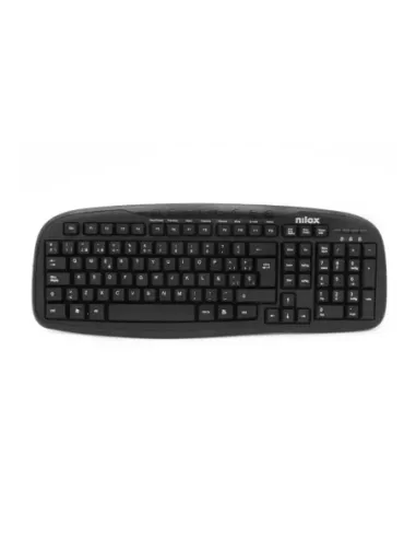 Teclado multimedia nilox usb negro