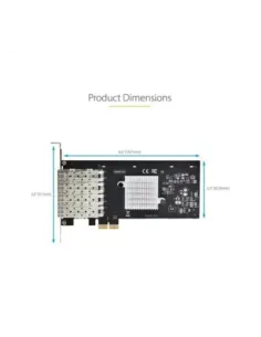 Tarjeta de red startech p041gi - network - card 4x sfp