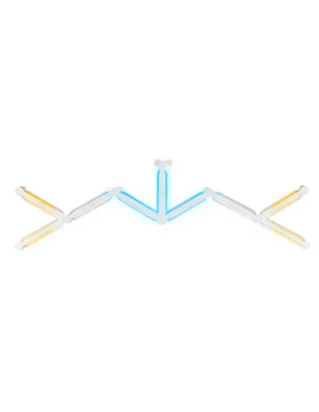 Phoenix aura kit de luces inteligentes rgb para pared control por app diseño modular