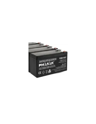 Batería Phasak PHB 1207 compatible con SAI/UPS PHASAK según especificaciones