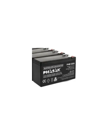 Batería Phasak PHB 1209 compatible con SAI/UPS PHASAK según especificaciones