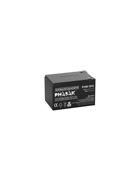 Batería Phasak PHB 1212 compatible con SAI/UPS PHASAK según especificaciones