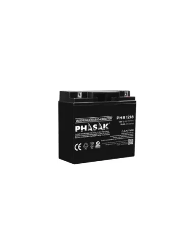 Batería Phasak PHB 1218 compatible con SAI/UPS PHASAK según especificaciones