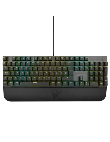 Teclado mecanico gaming phoenix mk1 elite full rgb configurable switches brown usb con reposamuñecas