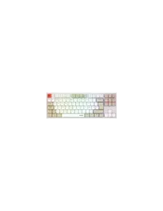 Teclado gaming royal pbt mecanico blanco
