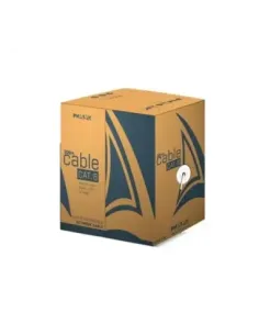 Bobina cable red solido phasak utp cat.6 awg23 cca 305m gris