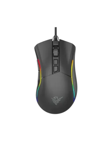 Ratón gaming phoenix void 12000 dpi de alto rendimiento negro rgb usb