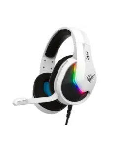 Auriculares gaming phoenix x - io blancos multiplataforma con cable jack y adaptador