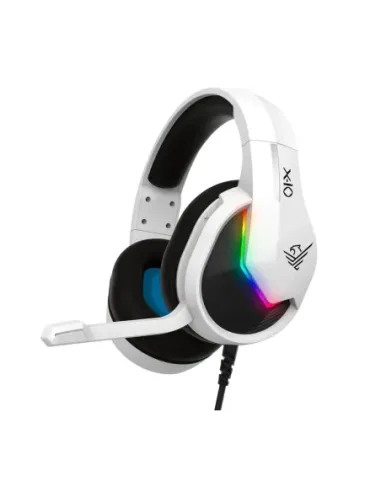 Auriculares gaming phoenix x - io blancos multiplataforma con cable jack y adaptador