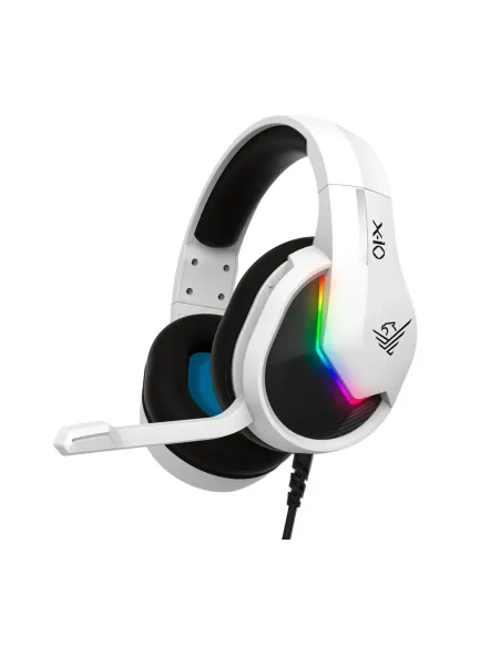 Auriculares gaming phoenix x - io blancos multiplataforma con cable jack y adaptador
