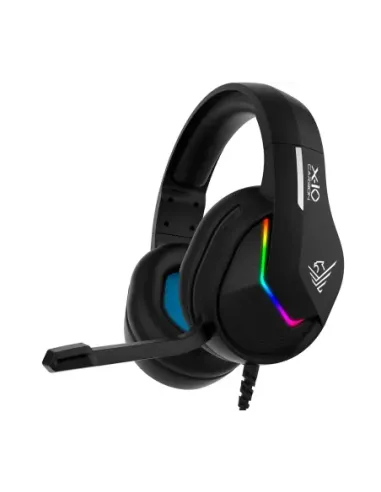 Auriculares gaming phoenix x - io negros multiplataforma con cable jack y adaptador