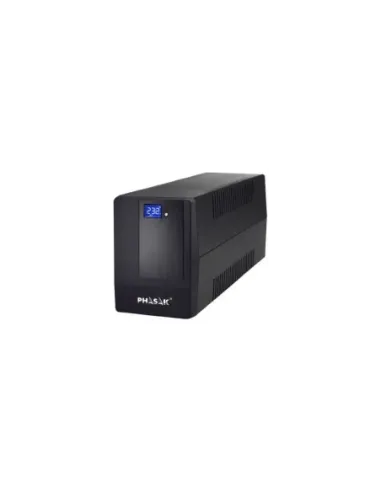 SAI Línea Interactiva Phasak 600 VA LCD/ 600VA/ 2 Salidas/ Formato Torre