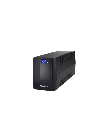 SAI Línea Interactiva Phasak 650 VA LCD Interactive/ 650VA/ 2 Salidas/ Formato Torre