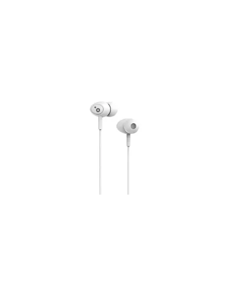 Auriculares Intrauditivos Sunstech Pops/ con Micrófono/ Jack 3.5/ Blancos