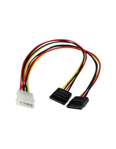Cable lp4 a 2x sata startech macho - hembra