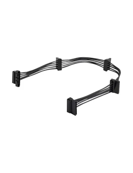 Cable divisor sata startech 0.40m -  hembra - hembra -  negro