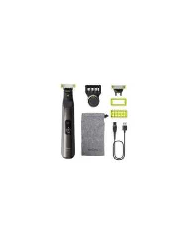 Cortabarbas + Recortadora Philips Oneblade Pro 360 QP6552/15/ con Batería/ 5 Accesorios