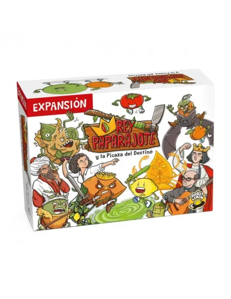 Juego de mesa rey paparajote y la picaza del destino (expansion) pegi 8