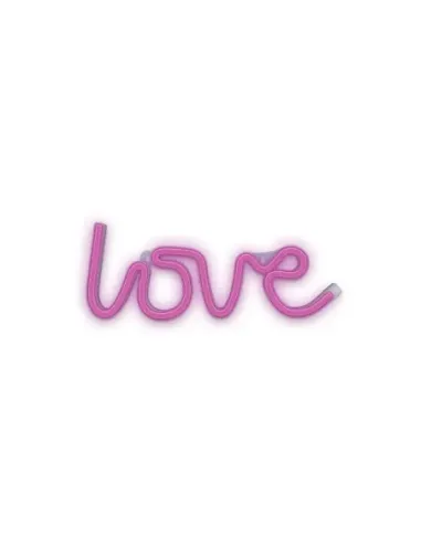 Lampara forever neon led love pink