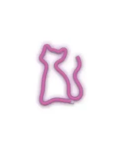 Lampara forever neon led cat pink
