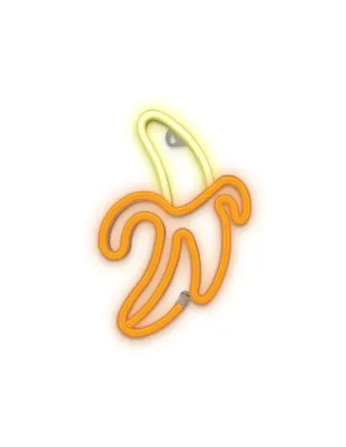 Lampara forever neon led banana white yellow
