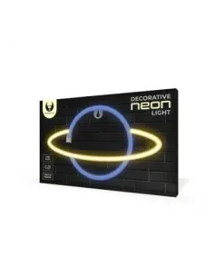 Lampara forever neon led saturn yellow blue