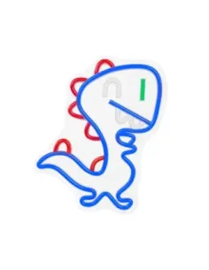 Lampara forever neon led jurassic baby dino blue