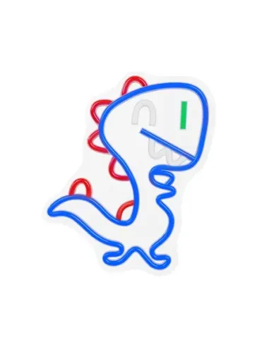 Lampara forever neon led jurassic baby dino blue