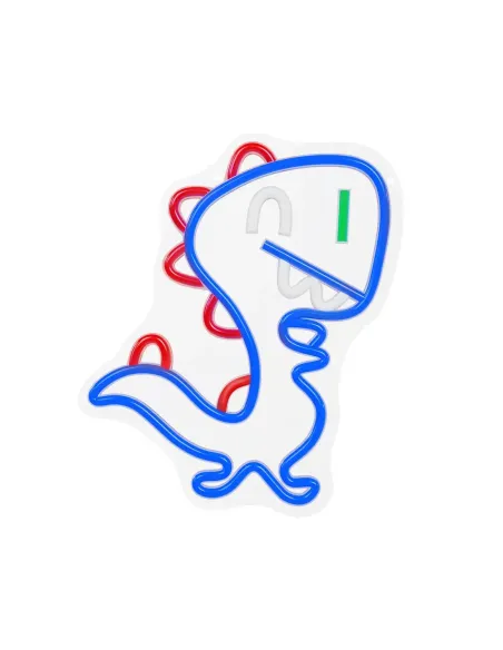Lampara forever neon led jurassic baby dino blue
