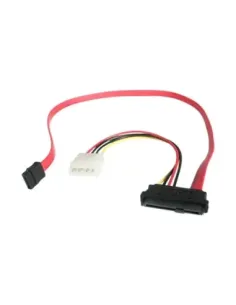 Cable sata a lp4 - sas startech 0.46m -  macho - macho -  rojo