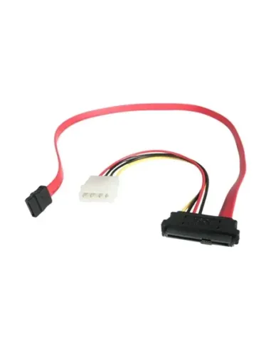 Cable sata a lp4 - sas startech 0.46m -  macho - macho -  rojo