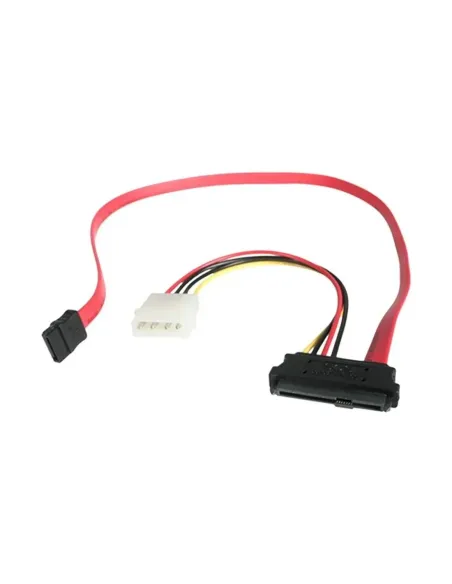 Cable sata a lp4 - sas startech 0.46m -  macho - macho -  rojo