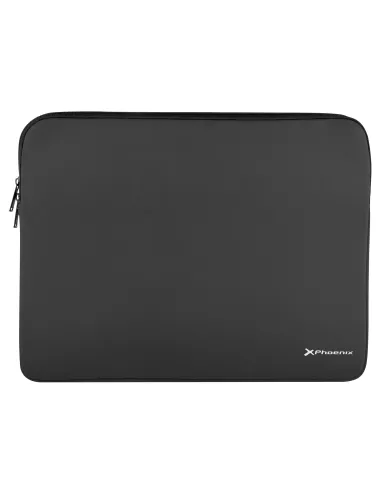 Funda de neopreno phoenix para tablet o portátil 14pulgadas interior terciopelo negra