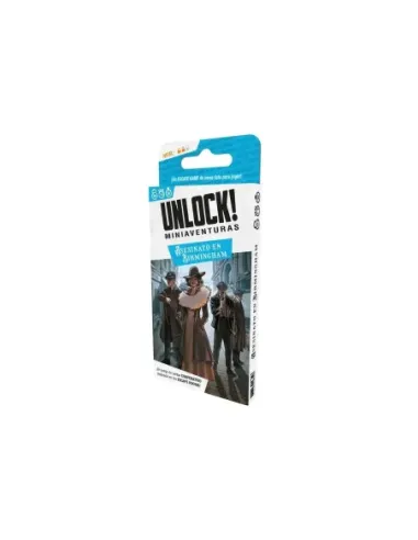 Juego de cartas unlock! miniaventuras asesinato en birmingham