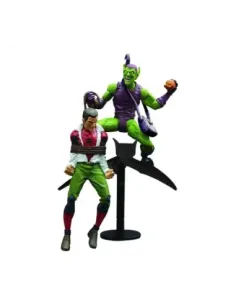 Figura diamond select toys marvel classic the amazing spider - man re - run green gobling vs spider - man 18cm