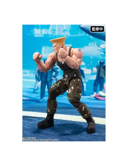 Figura tamashii nations street fighter sh figuarts guile outfit 2 ver. 16cm