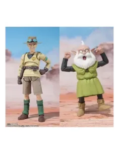 Pack 2 figuras tamashii nations sand land sh figuarts rao & thief 15 & 11cm