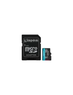 Tarjeta de Memoria Kingston CANVAS Go! Plus 128GB microSD XC con Adaptador/ Clase 10/ 200MBs