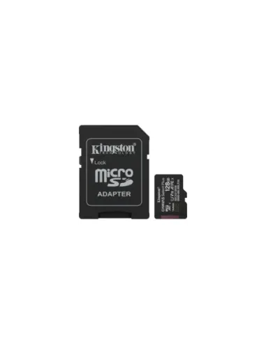 Tarjeta de Memoria Kingston CANVAS Select Plus 128GB microSD XC con Adaptador/ Clase 10/ 150MBs