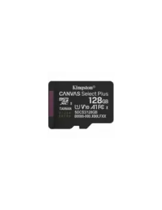 Tarjeta de Memoria Kingston CANVAS Select Plus 128GB microSD XC/ Clase 10/ 150MBs