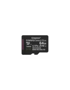 Tarjeta de Memoria Kingston CANVAS Select Plus 64GB microSD XC/ Clase 10/ 100MBs