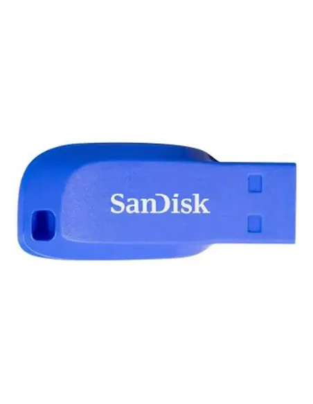 Memoria usb 2.0 sandisk 16gb cruzer blade azul