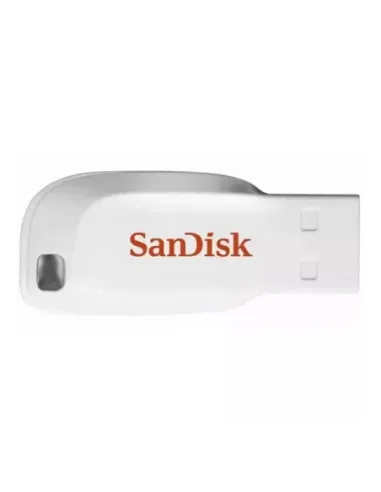 Memoria usb 2.0 sandisk 16gb cruzer blade blanca