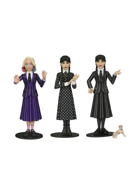 Surtido figuras neca wednesday addams toony terrors