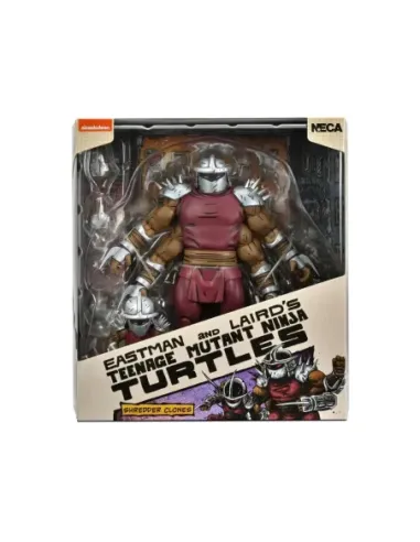 Figura neca tortugas ninja shredder clone & mini shredder