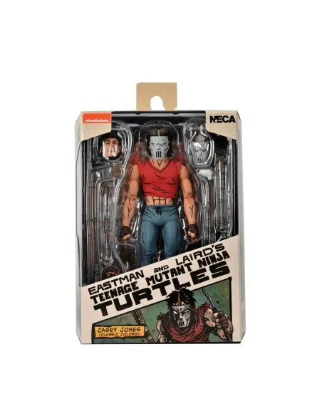 Figura neca tortugas ninja (mirage comics) casey jones camiseta roja