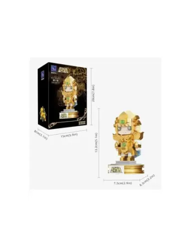 Leo mini set construccion 13 cm saint seiya